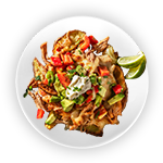 Salt & Pepper Loaded Chips With Tikka & Donner 