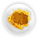 Chips, Cheese & Korma Sauce 