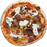 Kebab Delight Pizza 