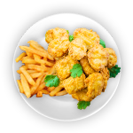 10 Pcs Chicken Nuggets & Chips 