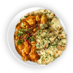 Garlic Nan With Chasni 